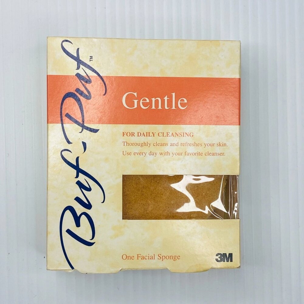 NEW VTG Buf Puf Gentle Facial Sponge 3M 1999 SEALED For Daily Cleansing
